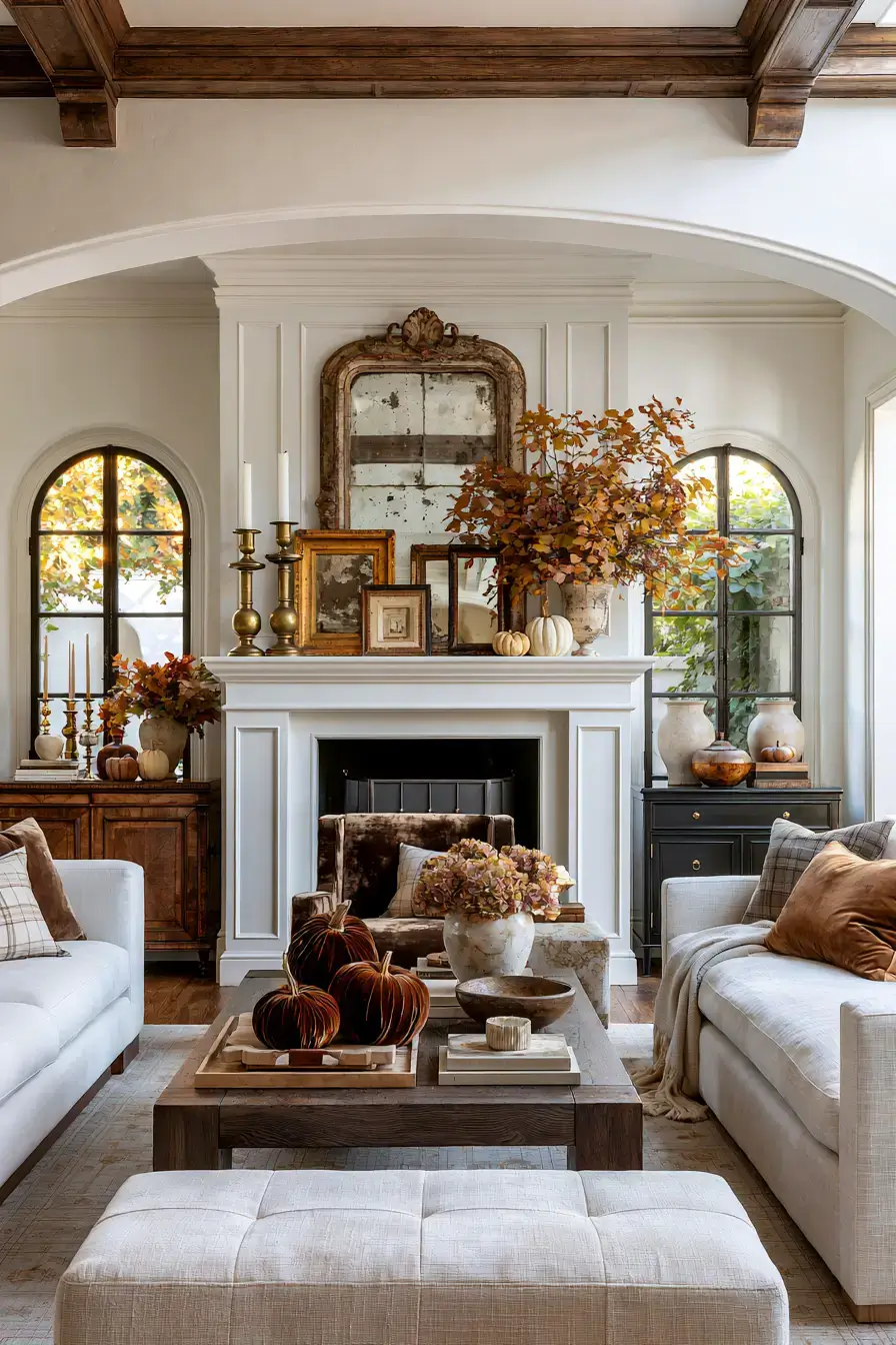 vintage fall decor 2 Antique Autumn Elegance