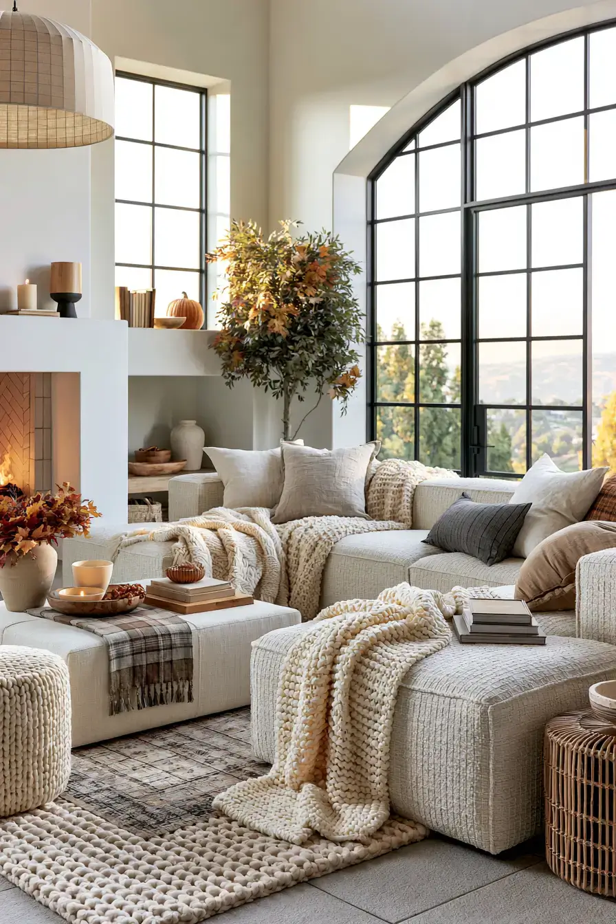 minimalist fall decor 2 Cozy Modern Autumn Styling