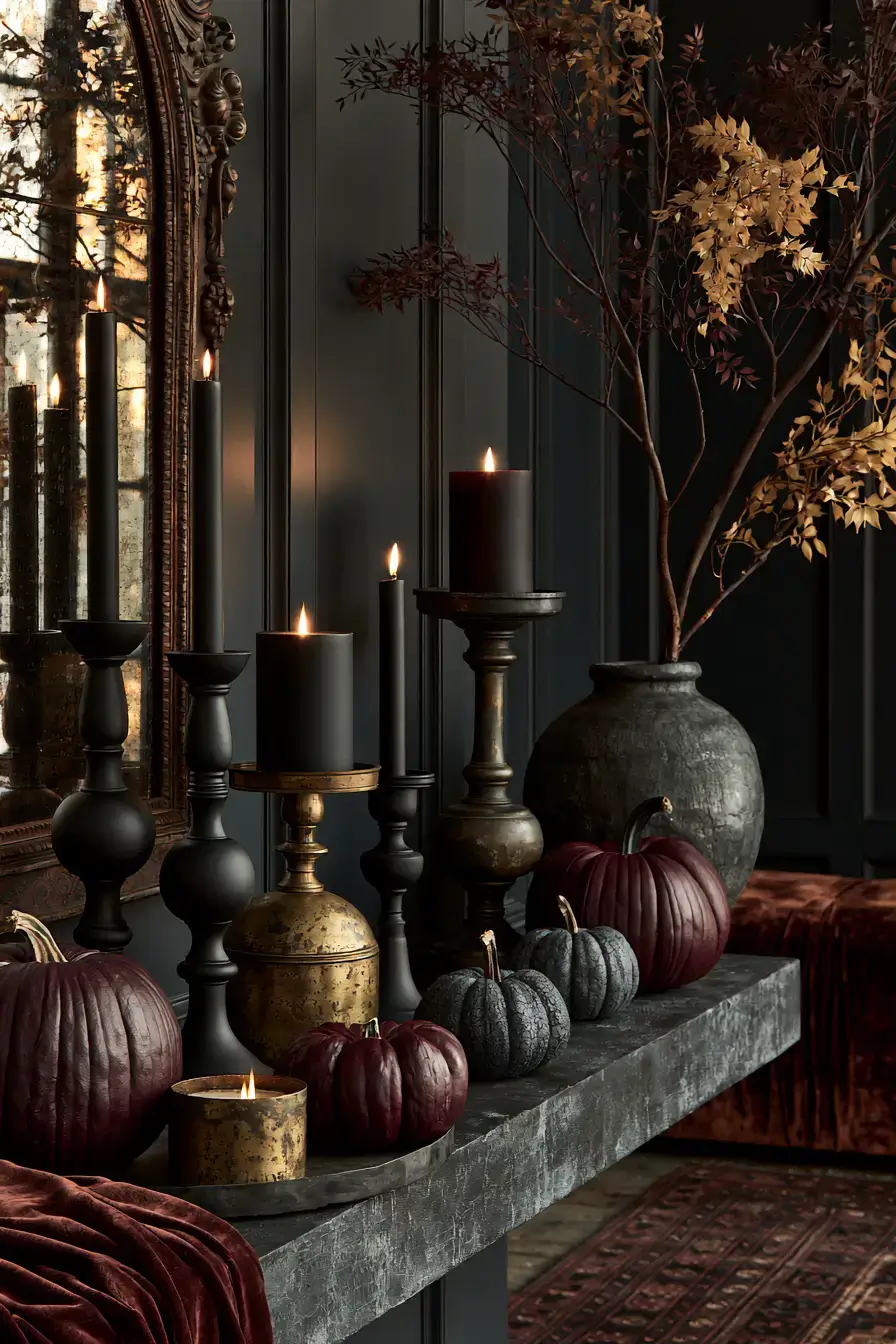moody fall decor 2 Gothic Harvest Glow