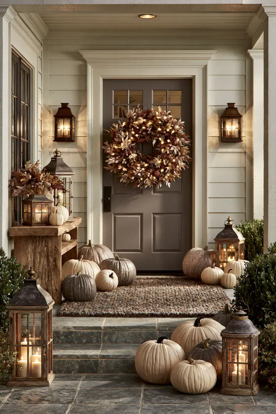 elegant fall decor 2 Refined Autumn Entryway