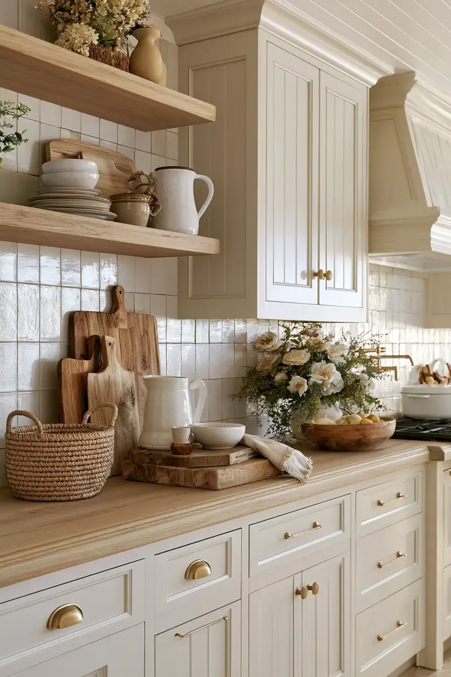 fall kitchen decor 21 Cozy Cottage Counters
