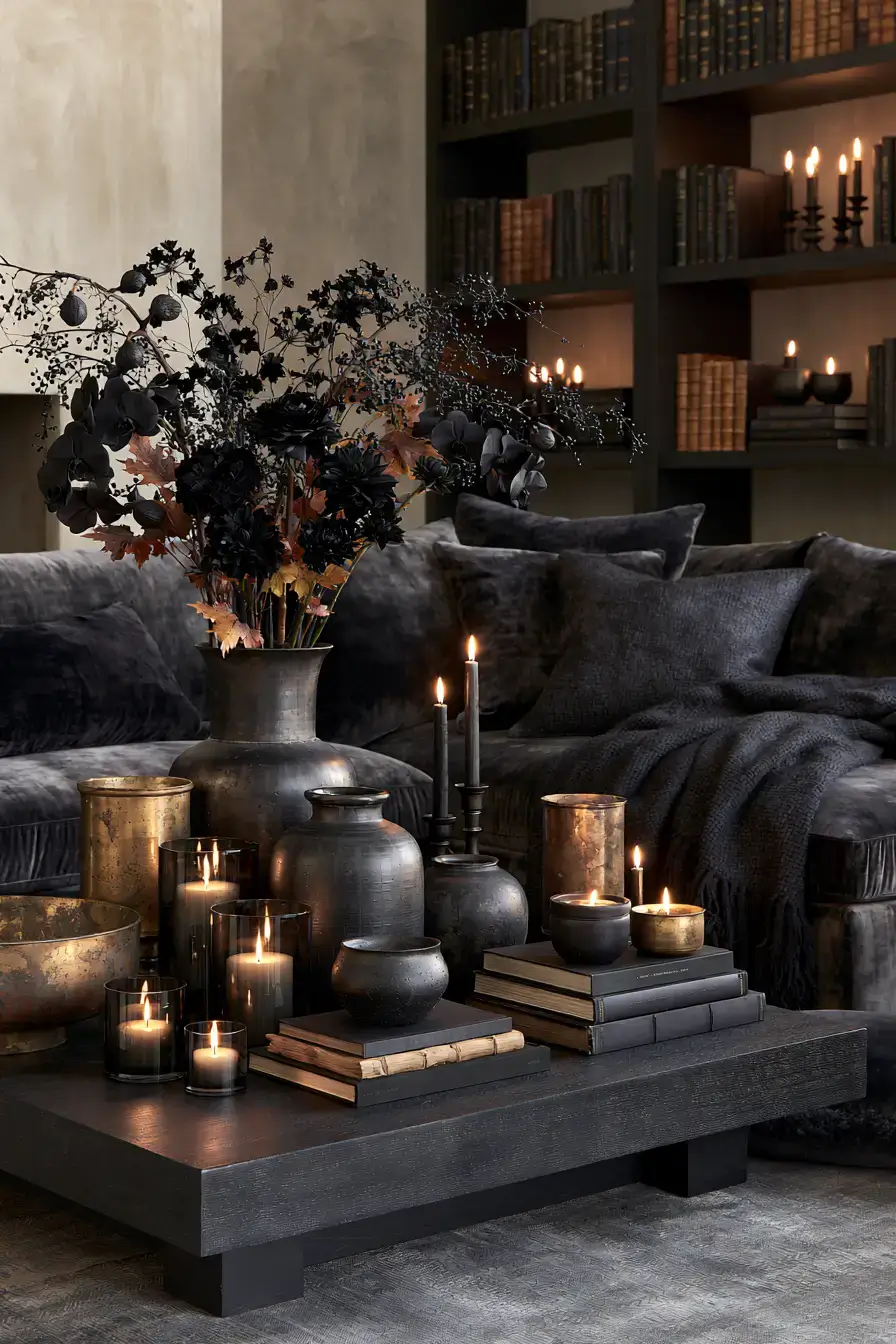 moody fall decor 21 Haunted Elegance Decor