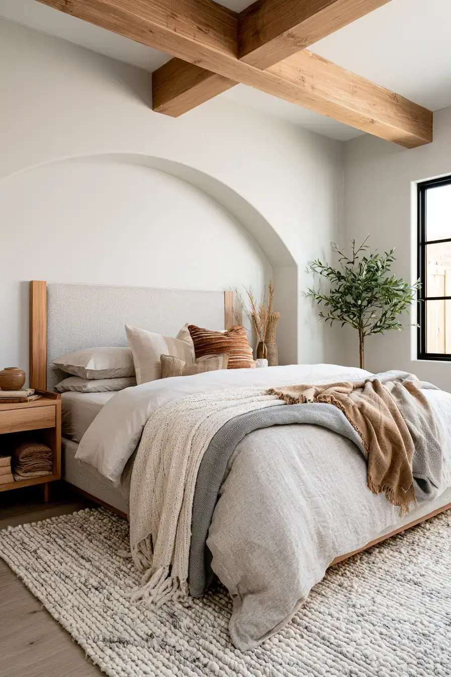 fall bedroom decor 21 Minimal Fall Bedroom