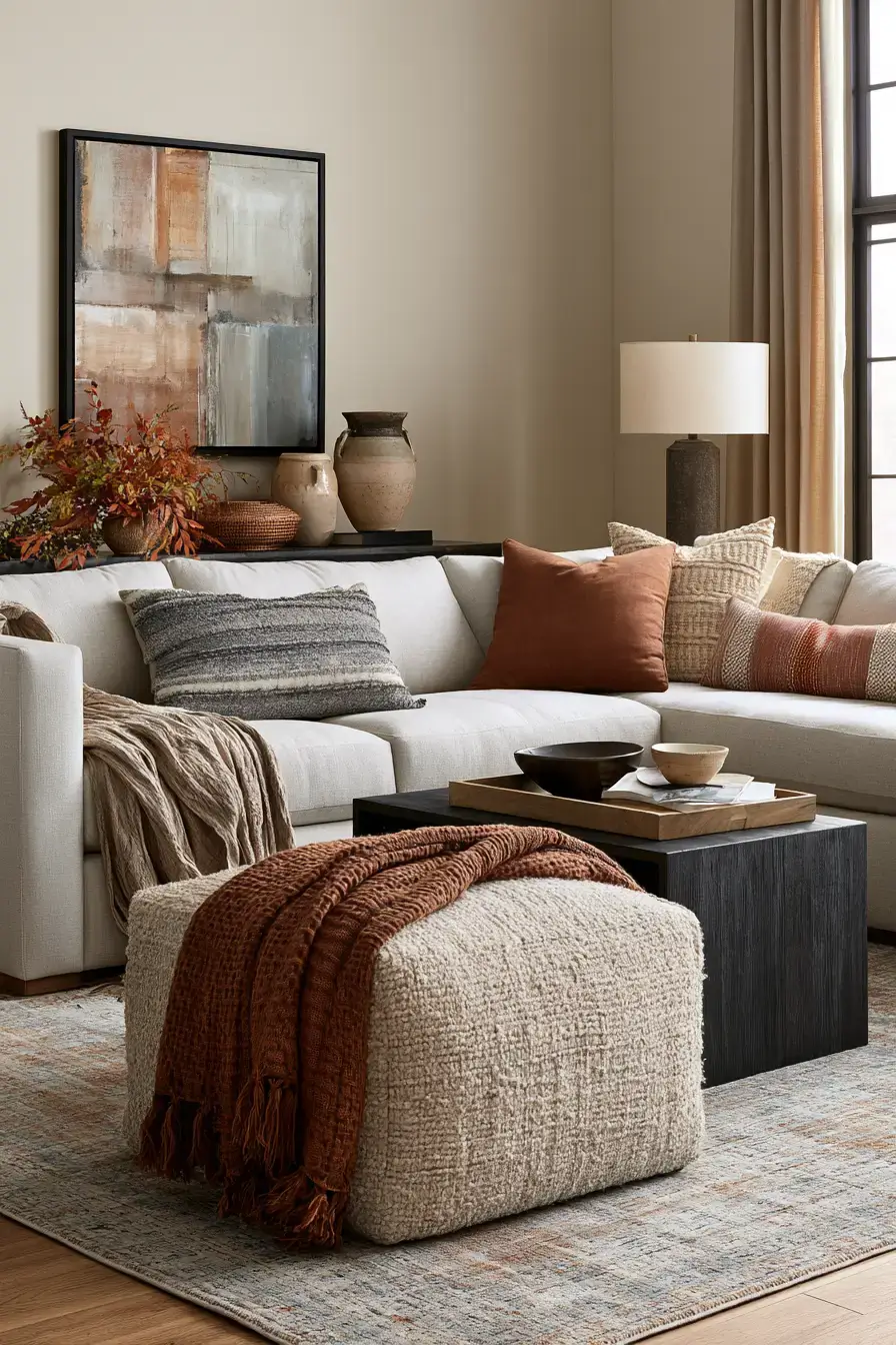 fall apartment decor 21 Spiced Neutral Living
