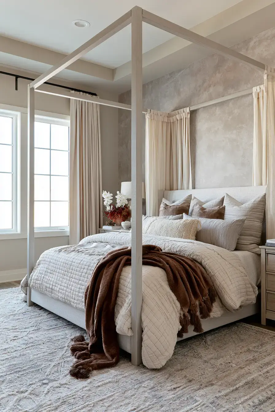 fall bedroom decor 22 Autumn Canopy Glow