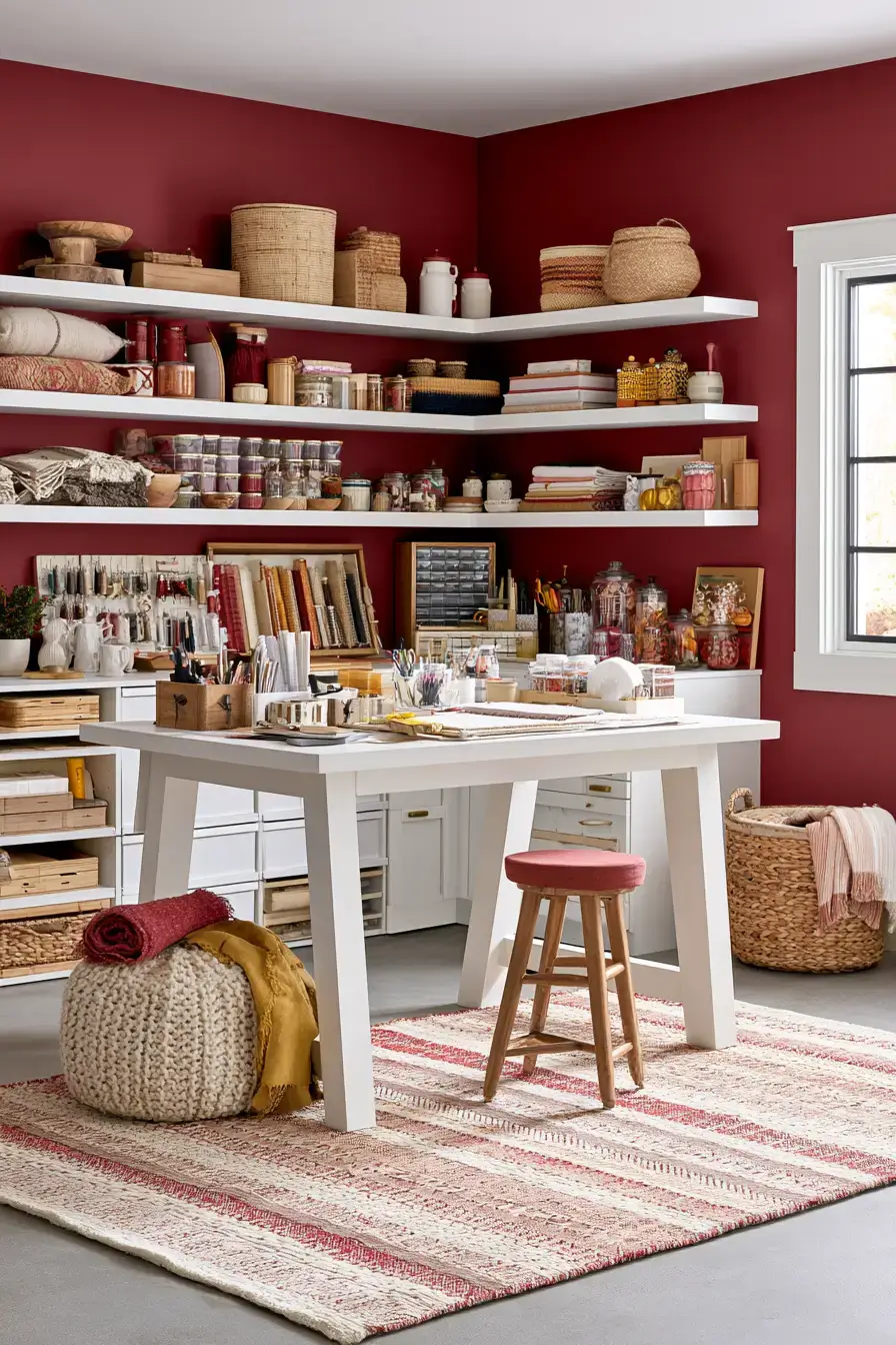 fall room decor 22 Cranberry Craft Room