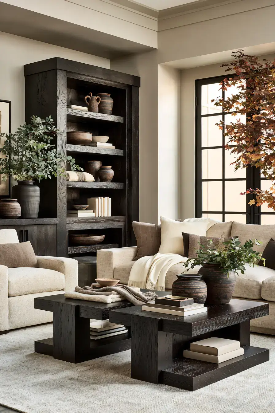 moody fall decor 22 Espresso Tone Layers