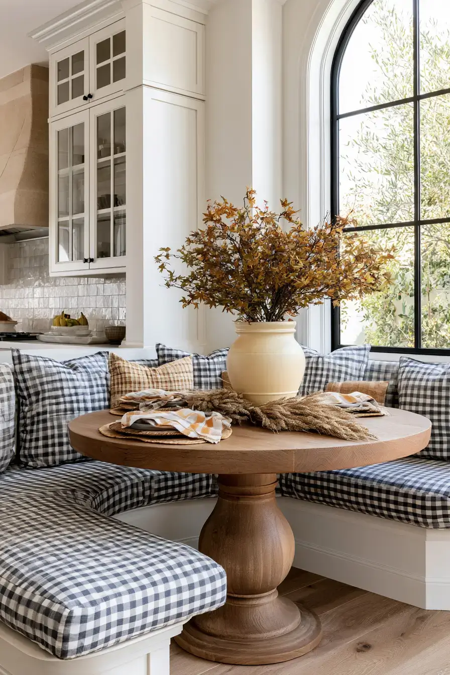 fall kitchen decor 22 Golden Gingham Style