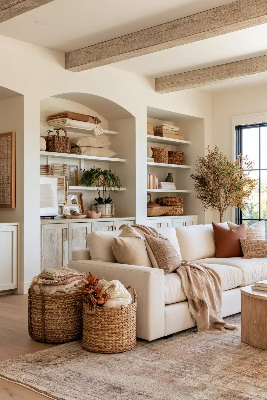 fall home decor 22 Textured Basket Decor
