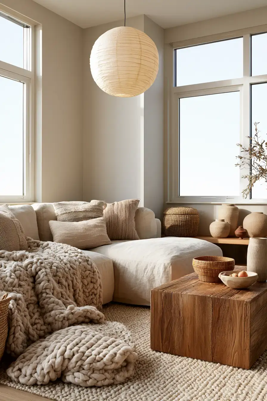 fall apartment decor 23 Earthy Apartment Layers