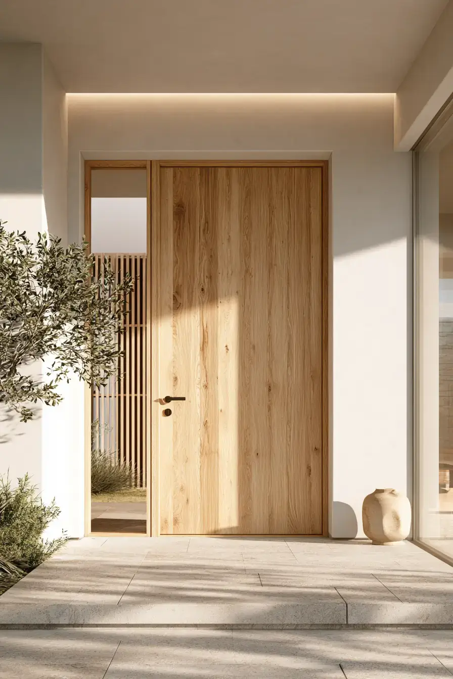 Main Entrance Door Design 23 Japandi Style Entryway