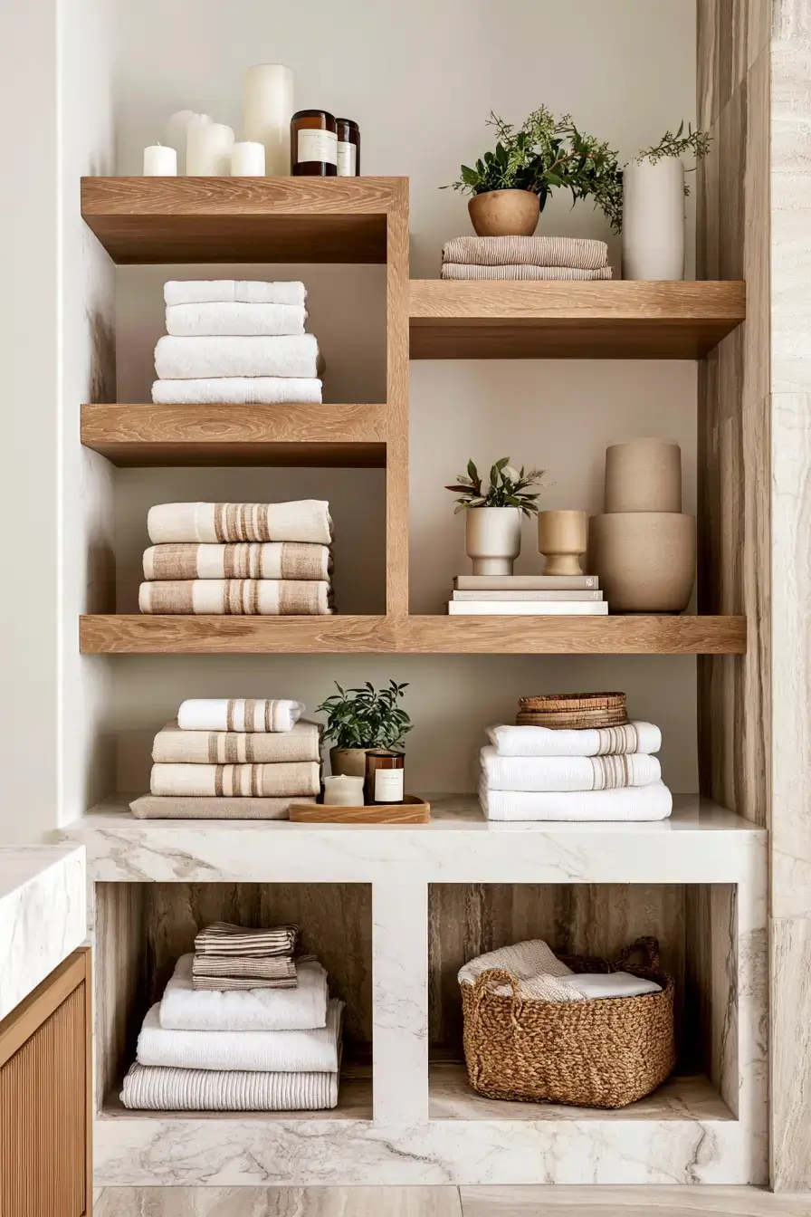 fall bathroom decor 23 Seasonal Shelf Refresh
