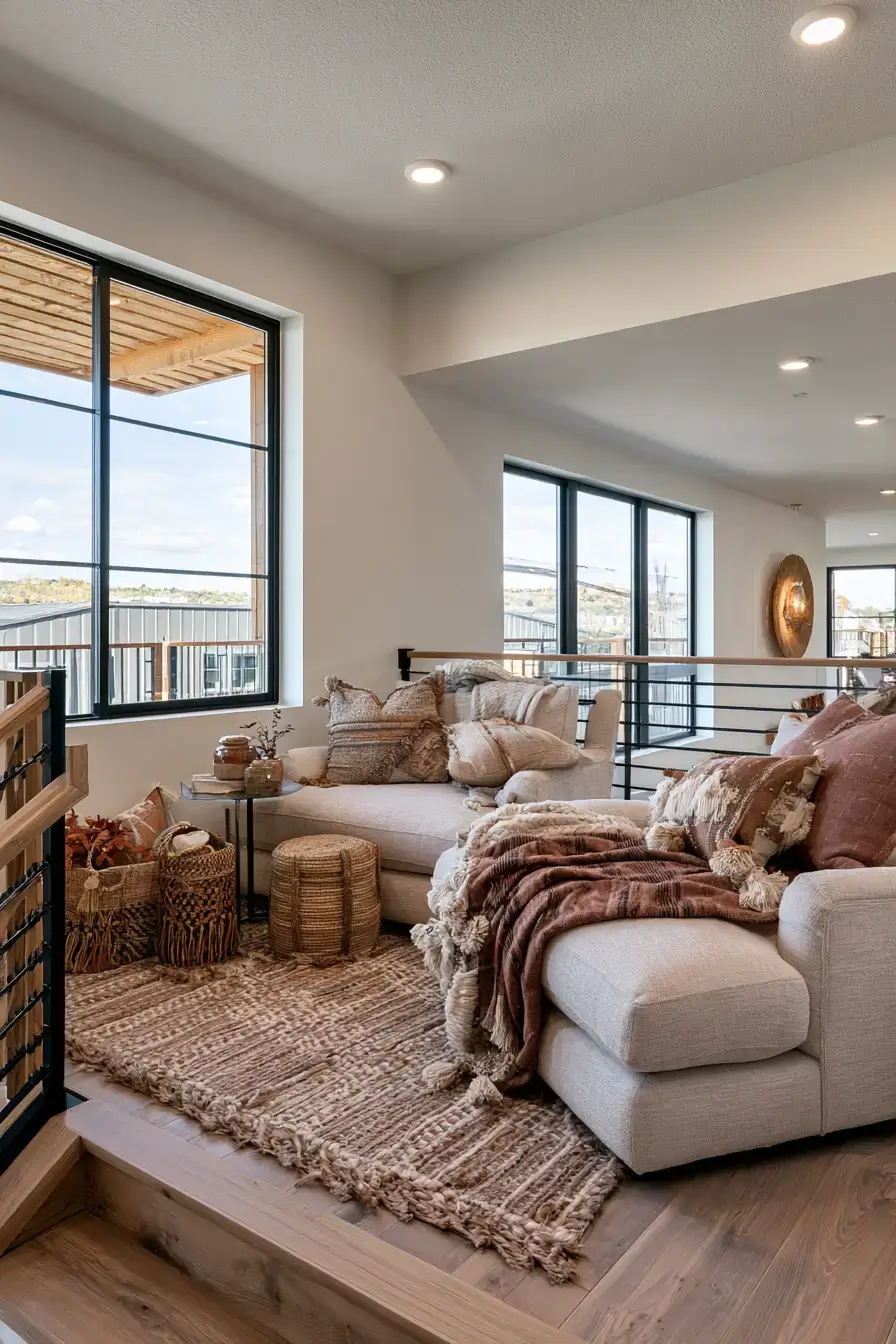 fall room decor 24 Cozy Loft Landing