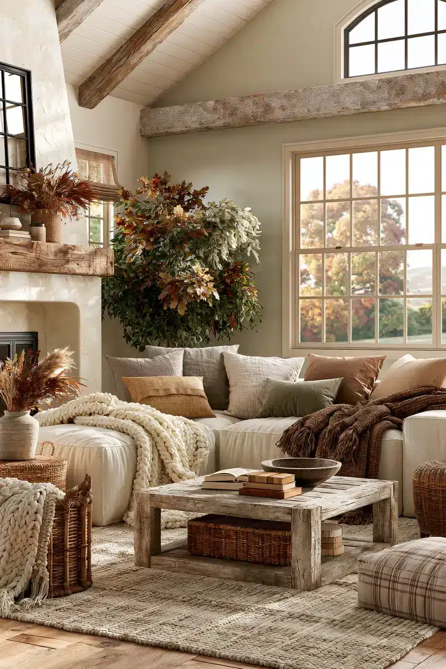farmhouse fall decor 24 Earthy Autumn Textures