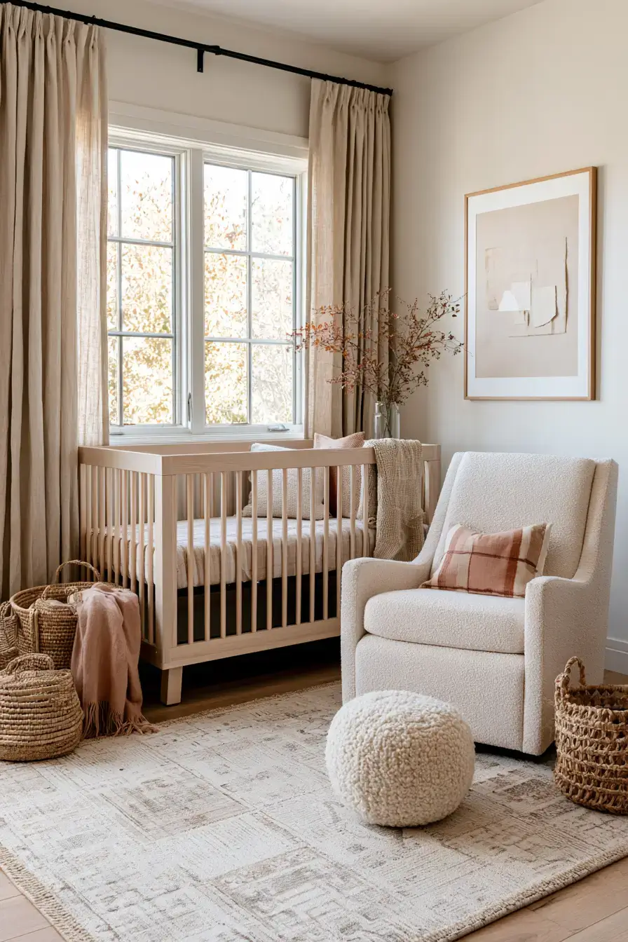 elegant fall decor 24 Serene Autumn Nursery
