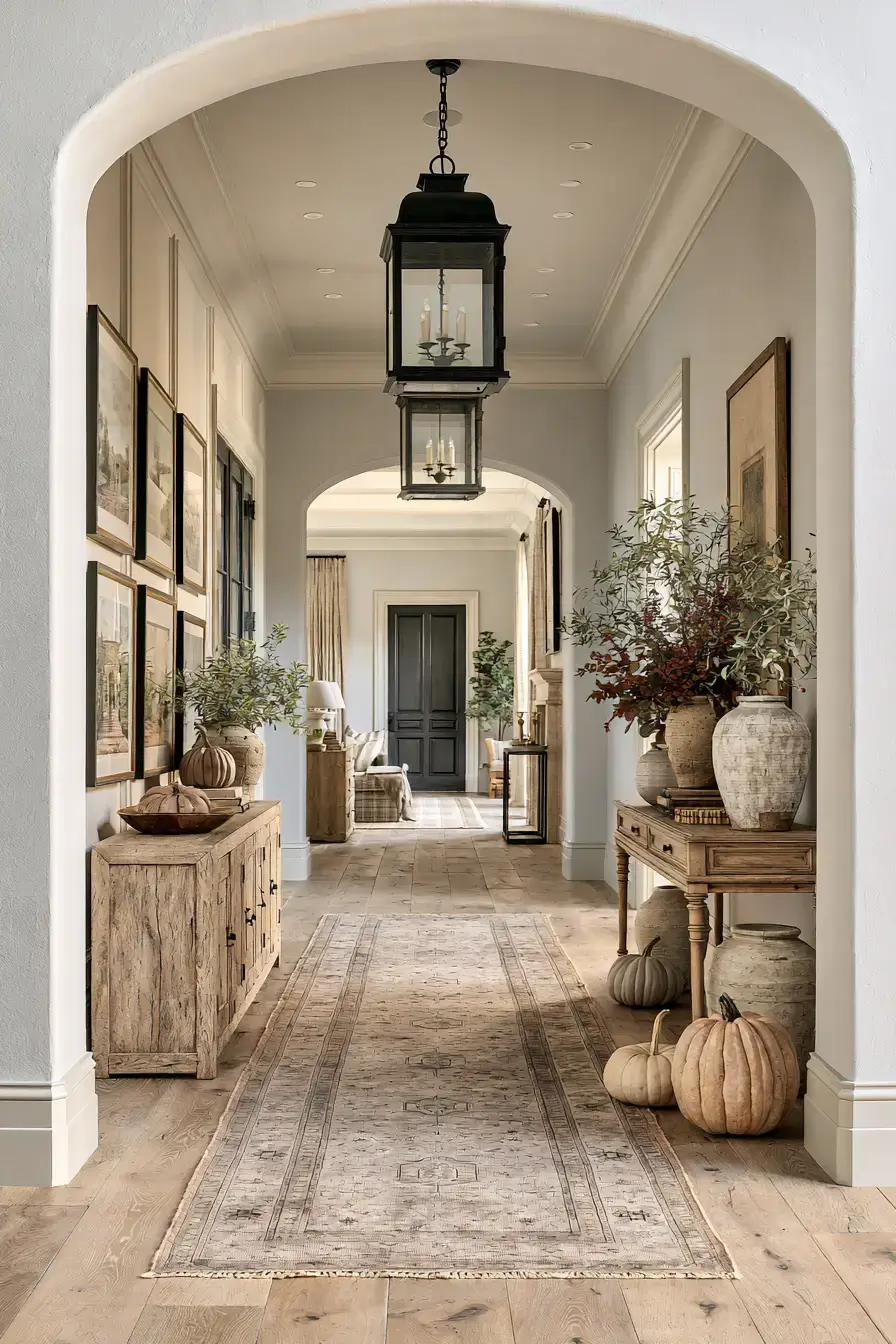 autumn home decor 25 Cozy Hallway Styling