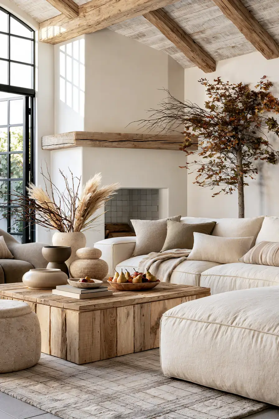 cozy fall decor 25 Organic Modern Fall Decor