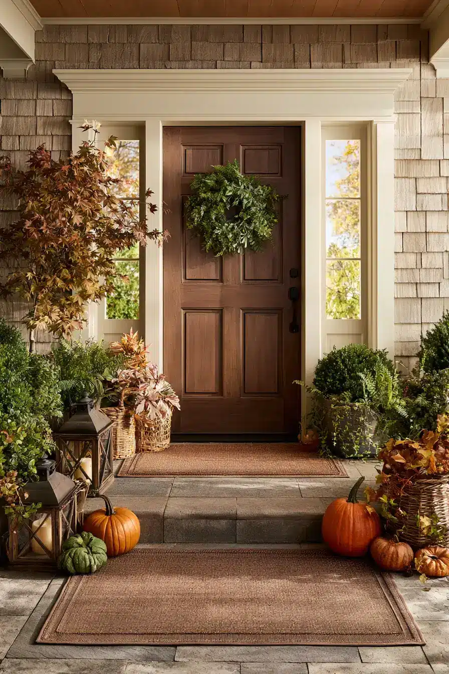 fall outdoor decor 25 Seasonal Doorstep Scene