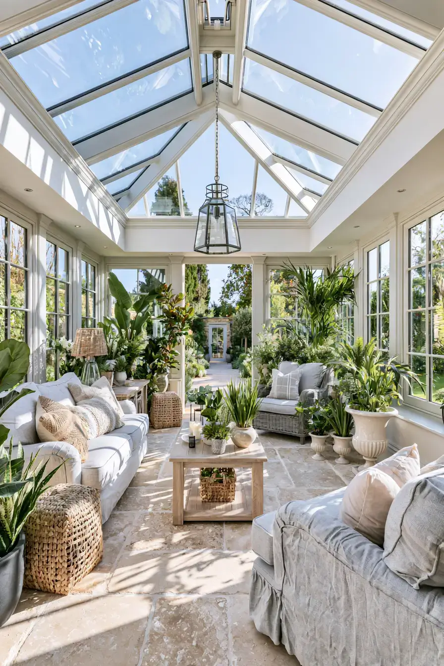 White Room Aesthetic 25 Winter Garden Conservatory
