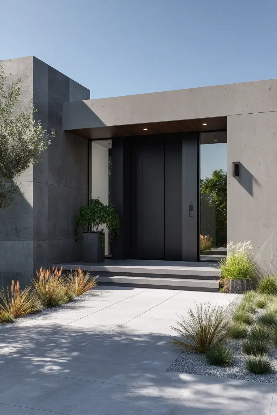 Main Entrance Door Design 26 Hidden Handle Entrance