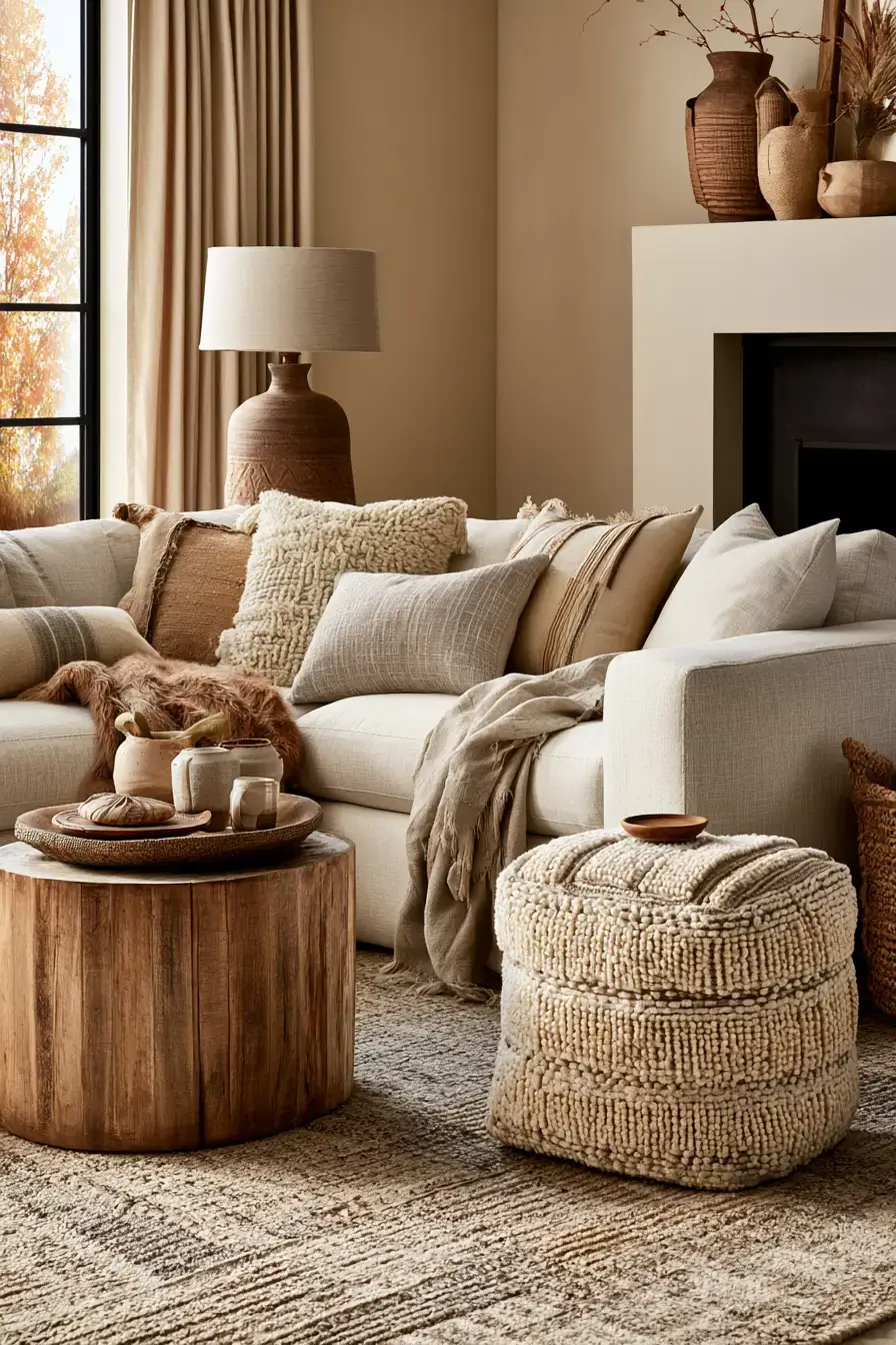 fall living room decor 26 Sophisticated Fall Glow