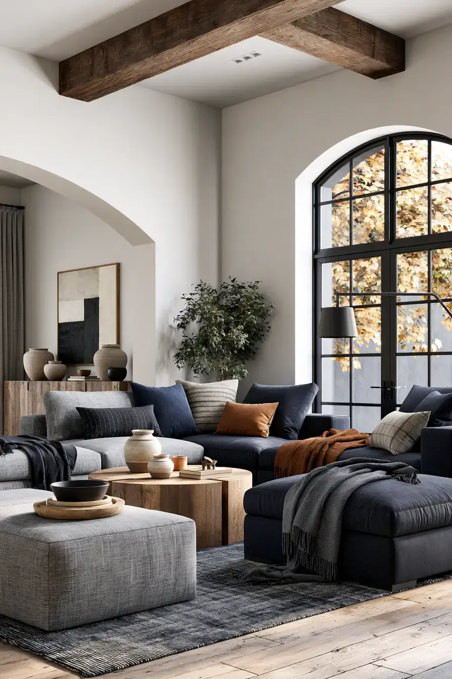moody fall decor 26 Stormy Fall Interiors