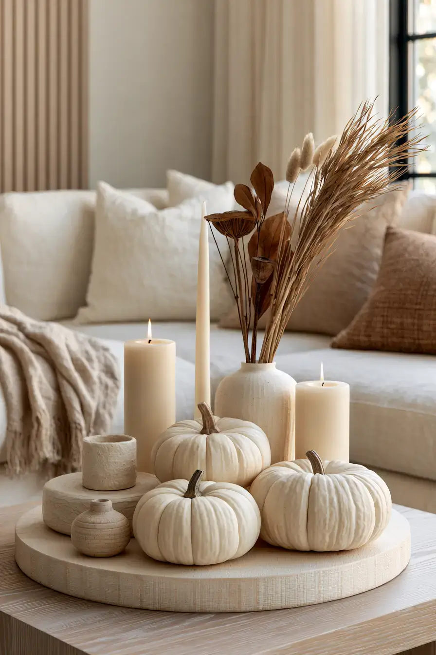 neutral fall decor 26 Understated Fall Elegance