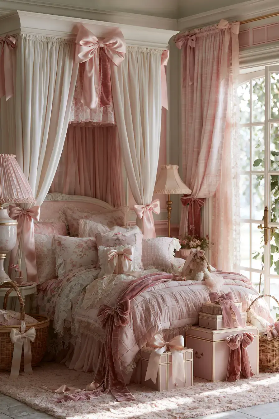 Coquette Room Decor 26 Whimsical Ribbon Room Details