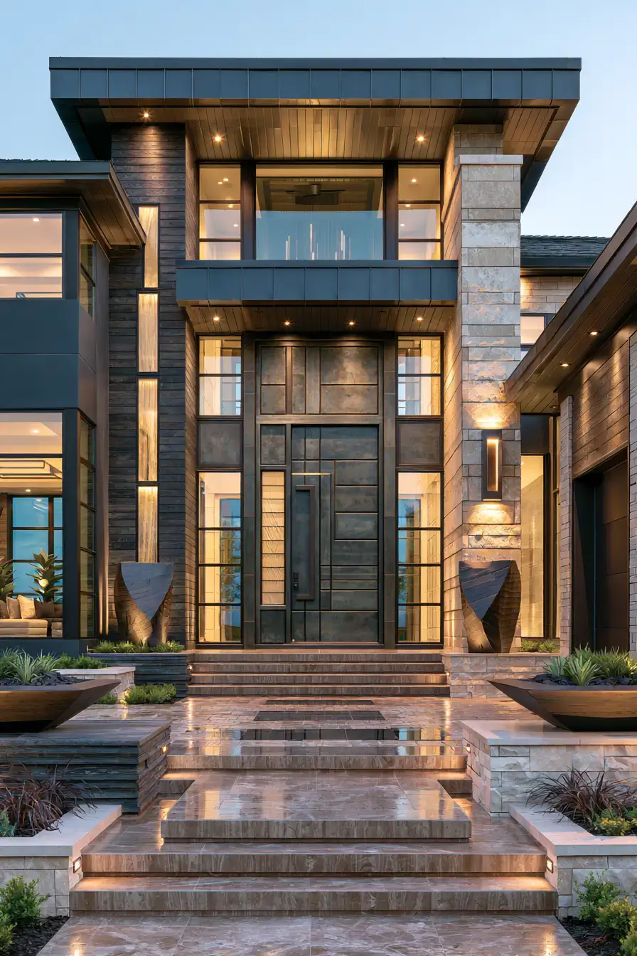 Main Entrance Door Design 27 Architectural Entry Feature