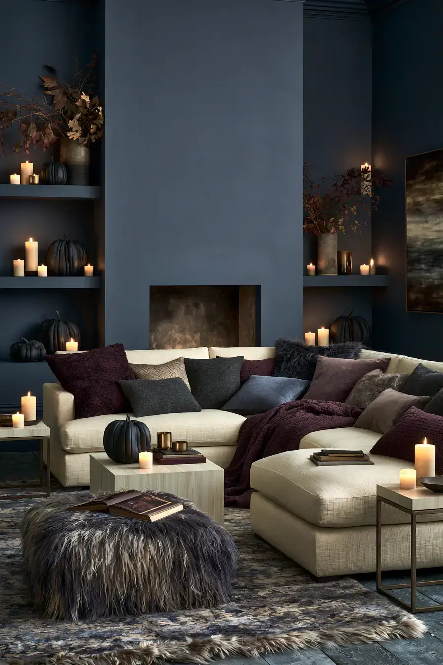 moody fall decor 27 Twilight Harvest Haven