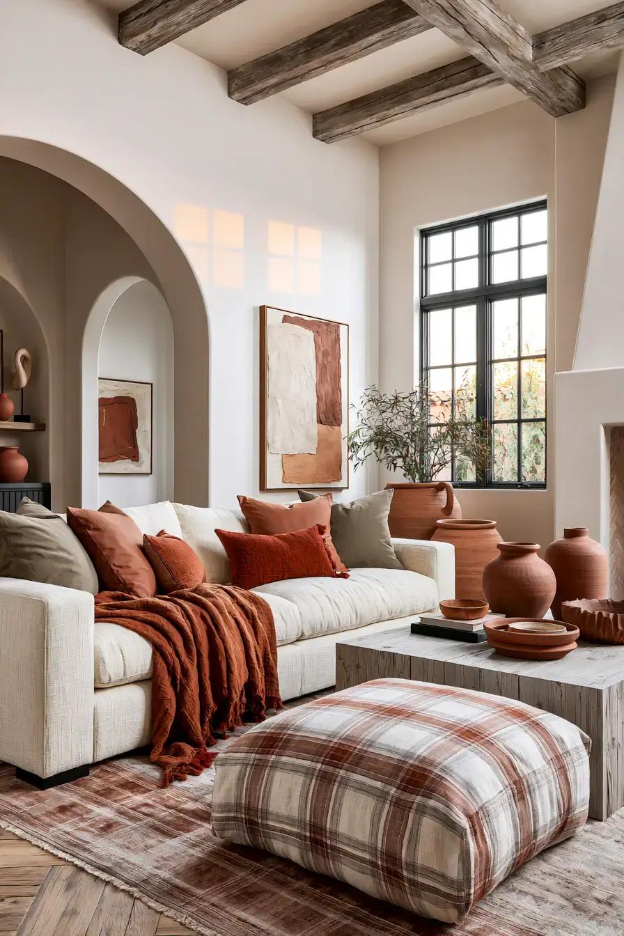 cozy fall decor 27 Warm Terracotta Fall Decor