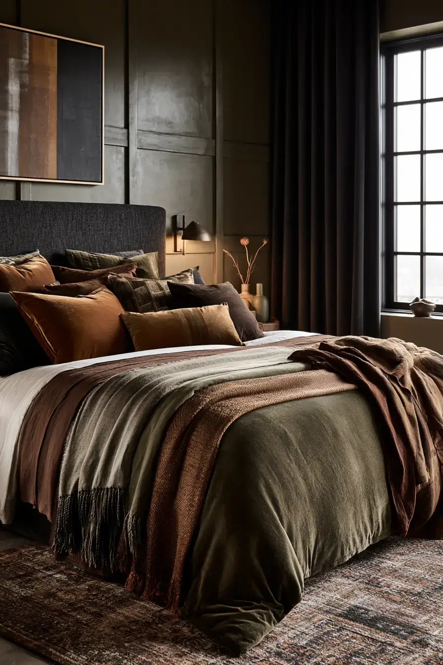 fall bedroom decor 3 Moody Harvest Suite