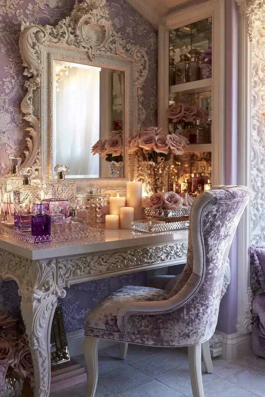 Coquette Room Decor 3 Romantic Vanity Corner Setup