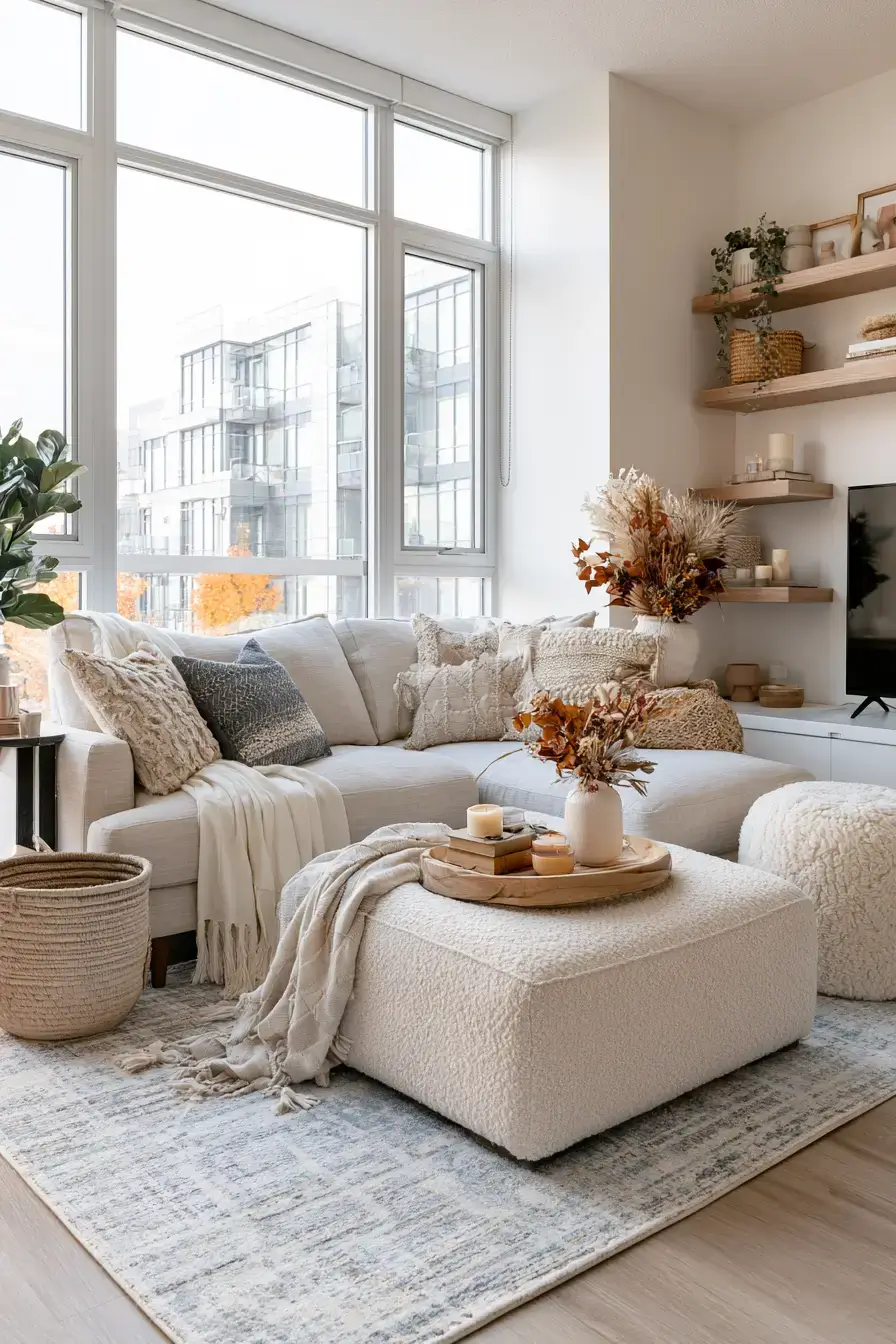 fall apartment decor 3 Small Space Autumn