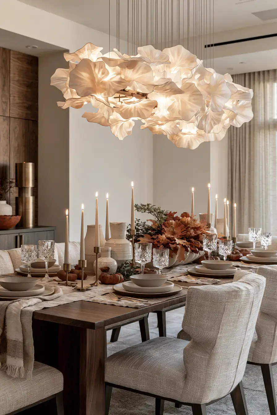 elegant fall decor 3 Sophisticated Fall Dining Room