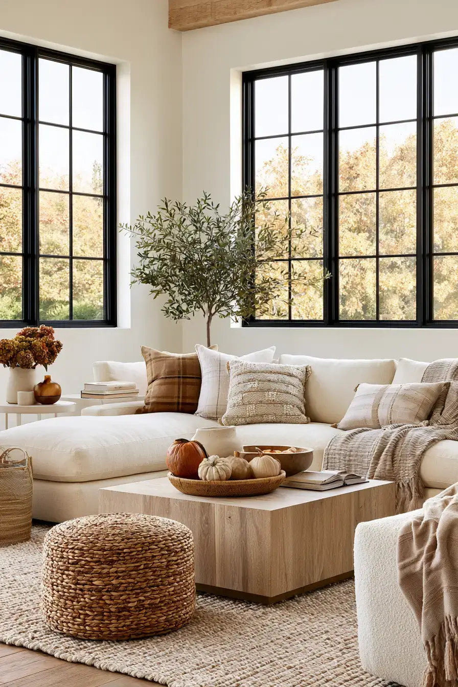 fall living room decor 4 Golden Hour Gathering