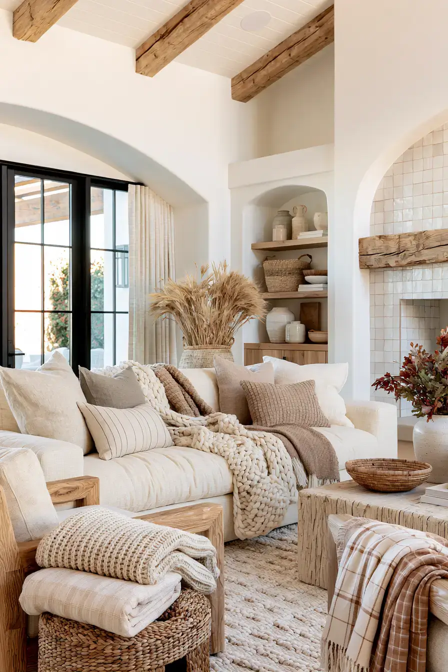 neutral fall decor 4 Soft Harvest Layers