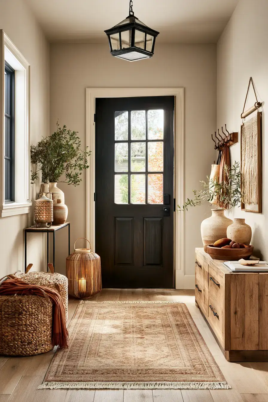 fall room decor 5 Amber Entryway Welcome