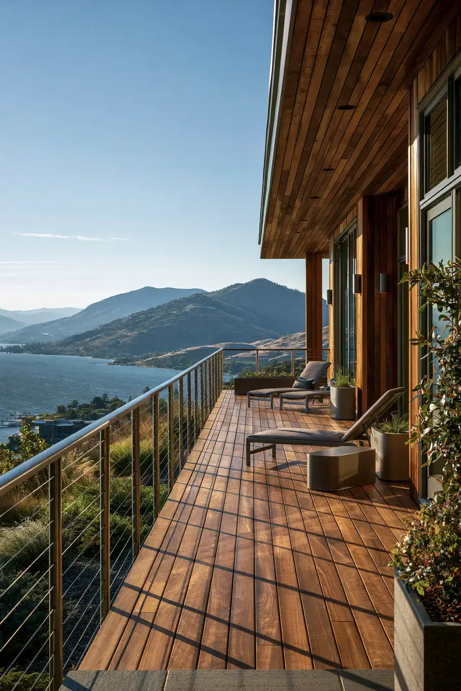 Balcony Railing Design 5 Horizontal Cable Railings