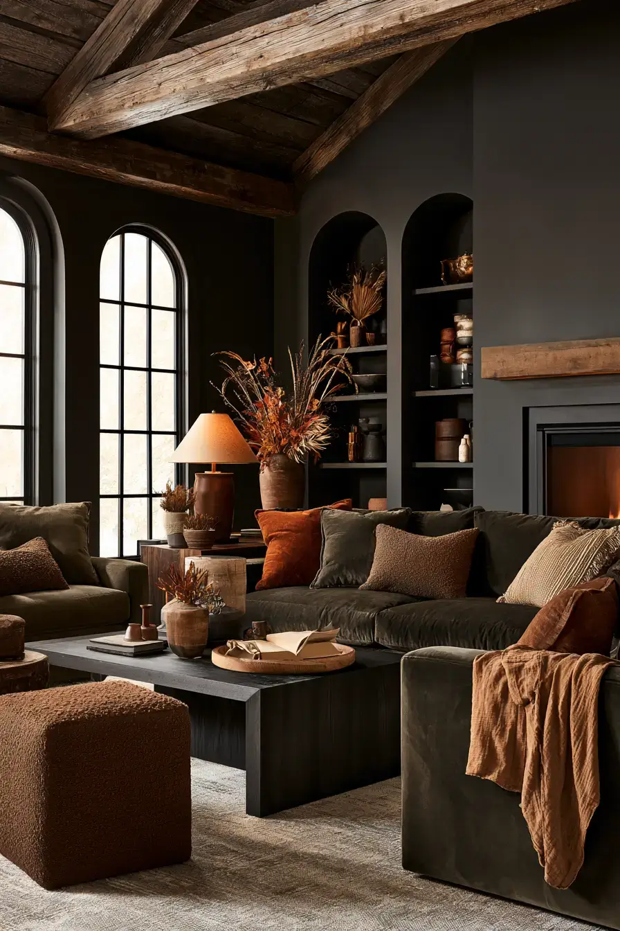 fall living room decor 5 Moody Autumn Layers
