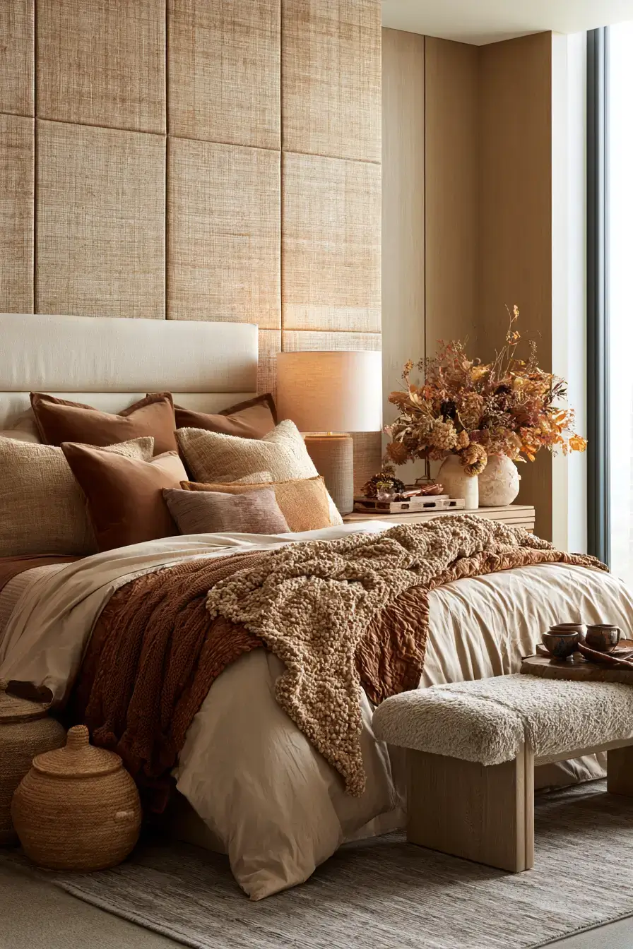elegant fall decor 5 Polished Autumn Bedroom