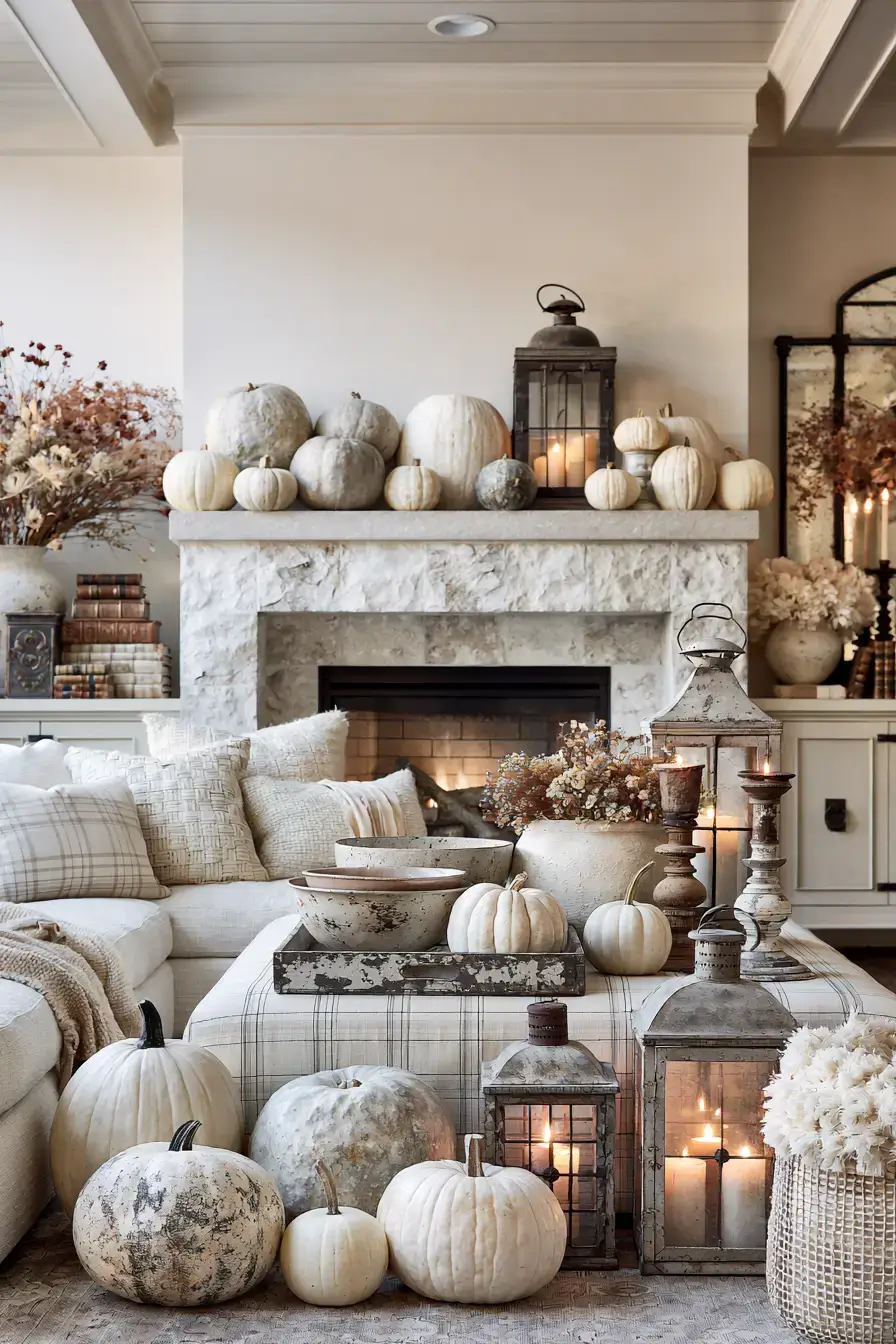 vintage fall decor 6 Nostalgic Pumpkin Displays