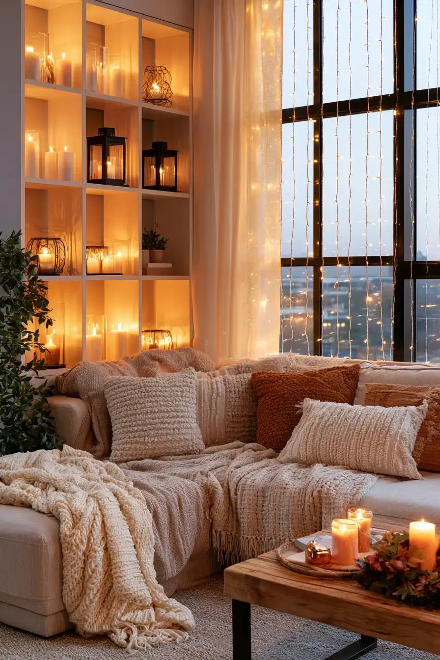 fall home decor 6 Soft Amber Glow