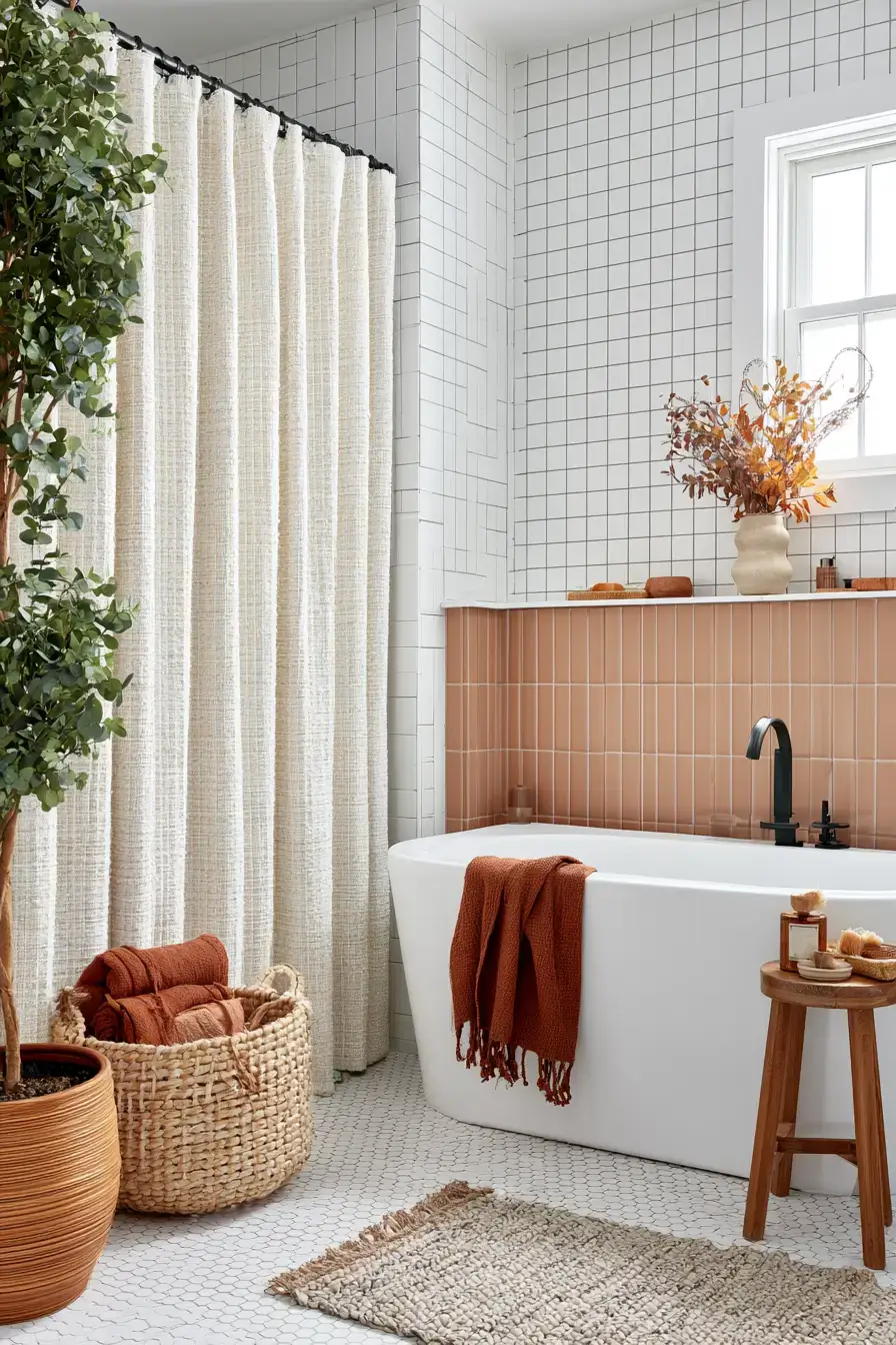 fall bathroom decor 7 Autumn Shower Sanctuary