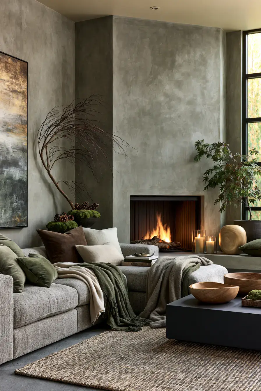 modern fall decor 7 Modern Woodland Layers