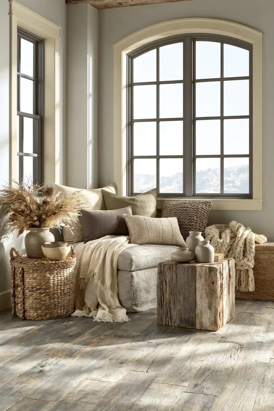 neutral fall decor 7 Natural Autumn Textures