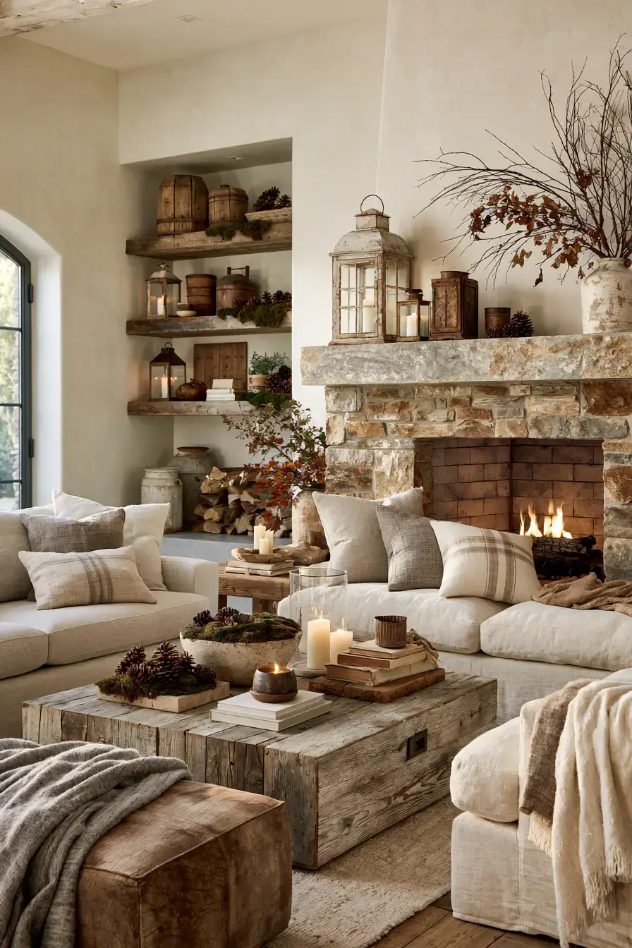 vintage fall decor 7 Weathered Woodland Details