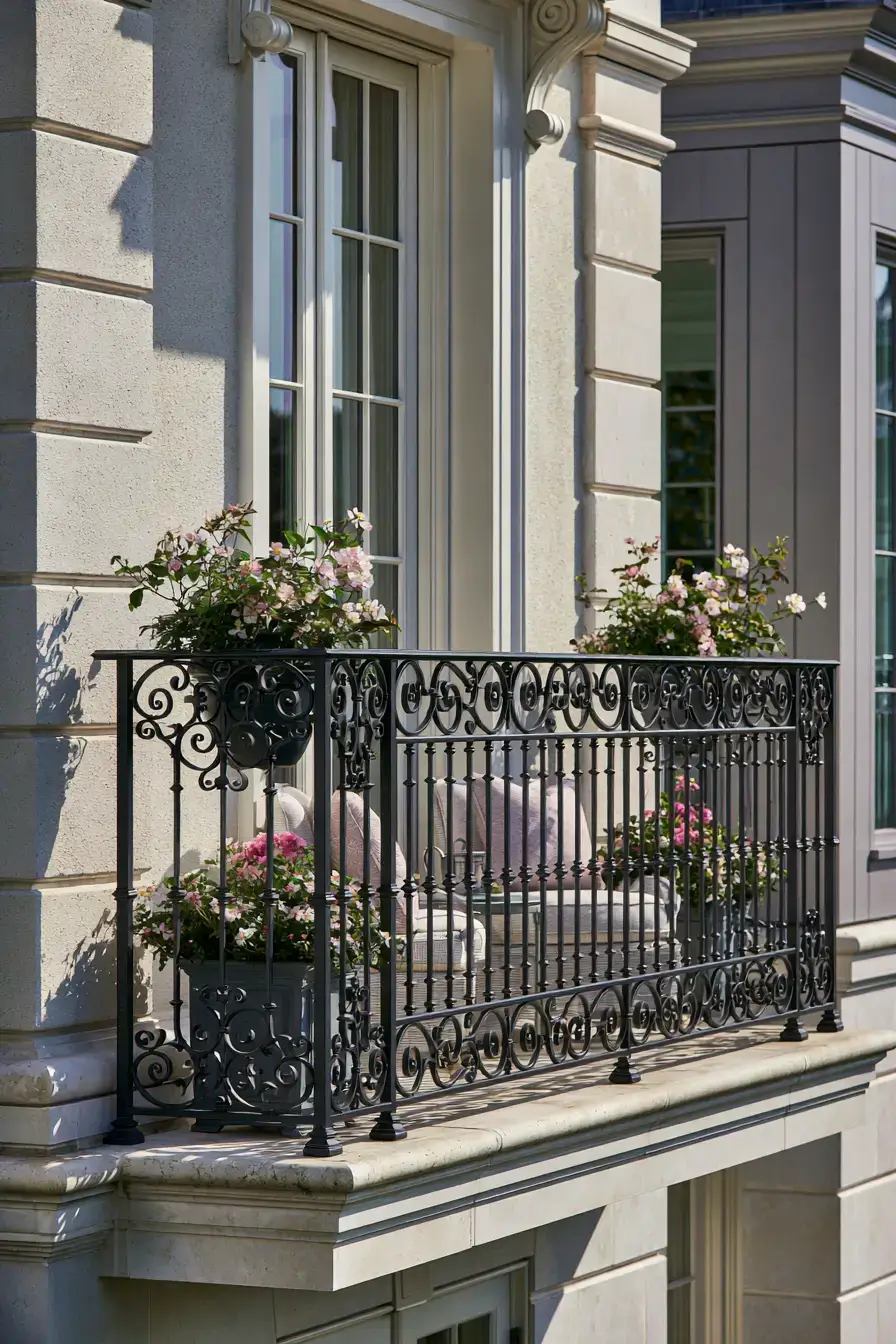 Balcony Railing Design 7 Wrought Iron Balcony