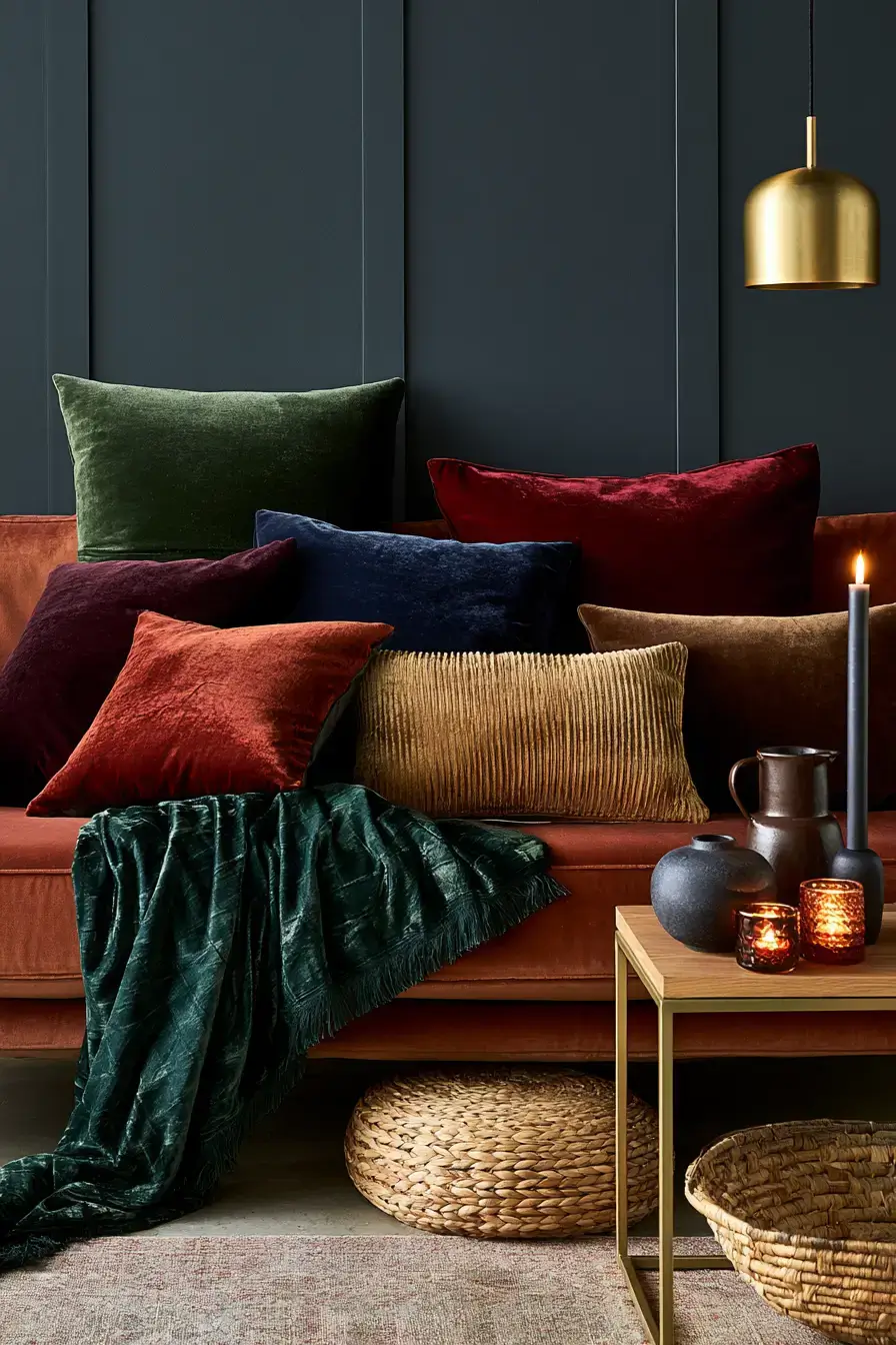 moody fall decor 8 Velvet Autumn Drama