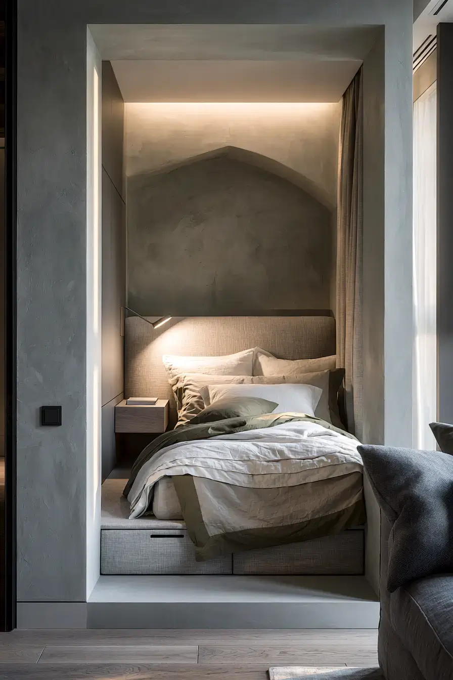 Bedsitter Arrangement Ideas 9 Compact Sleeping Area Setup
